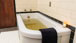 Mineral baths at the Roosevelt Baths & Spa