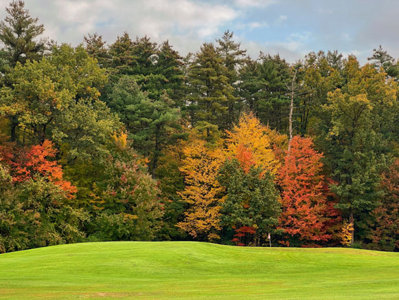 A golf course in Saratoga Springs, NY