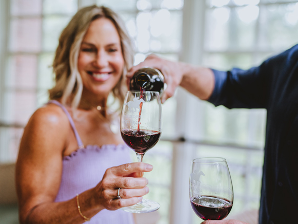 Wine tasting in Saratoga Springs, NY