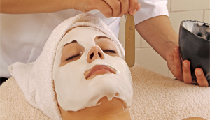 Facial treatments at the Roosevelt Baths & Spa